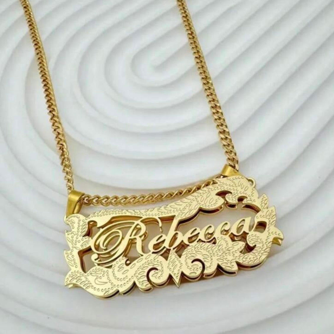 Rosé Vineyard Custom Nameplate