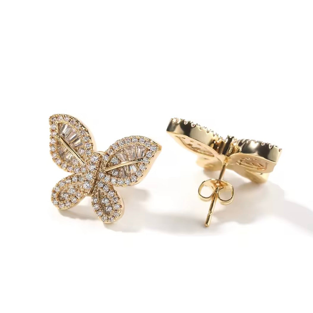 Diamond Flutter Earrings