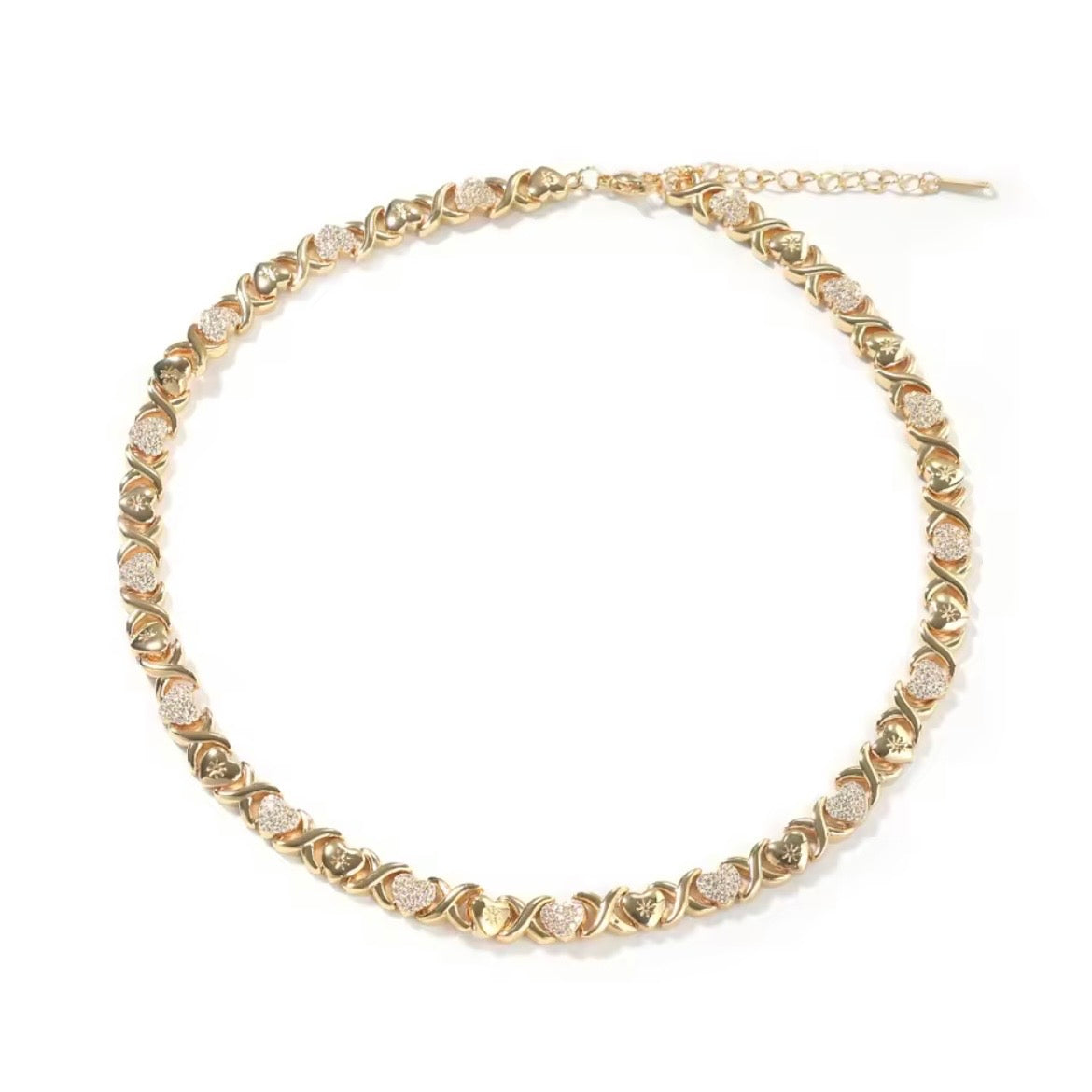 Nostalgic 90’s XO Necklace