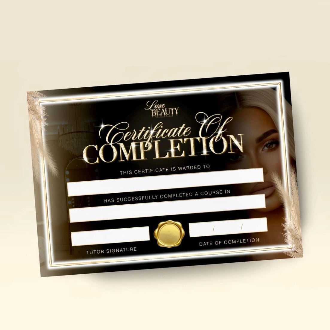 Custom Certificate Design