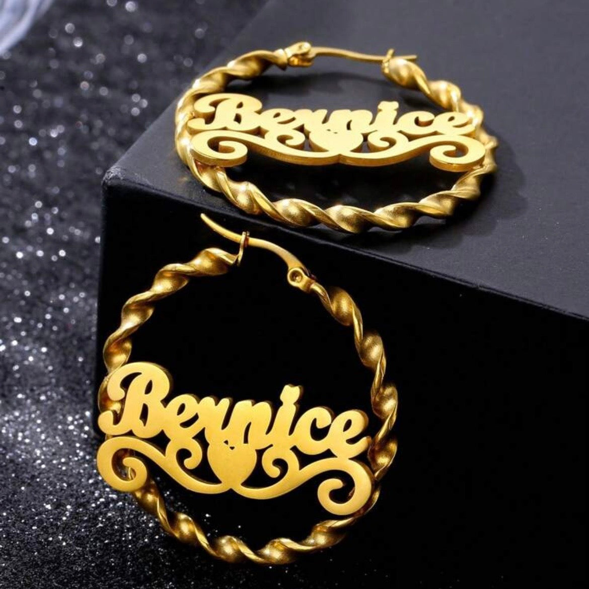 40MM Twisted Custom Earrings