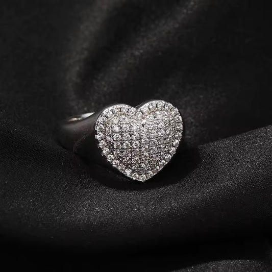 Diamond Heart Ring