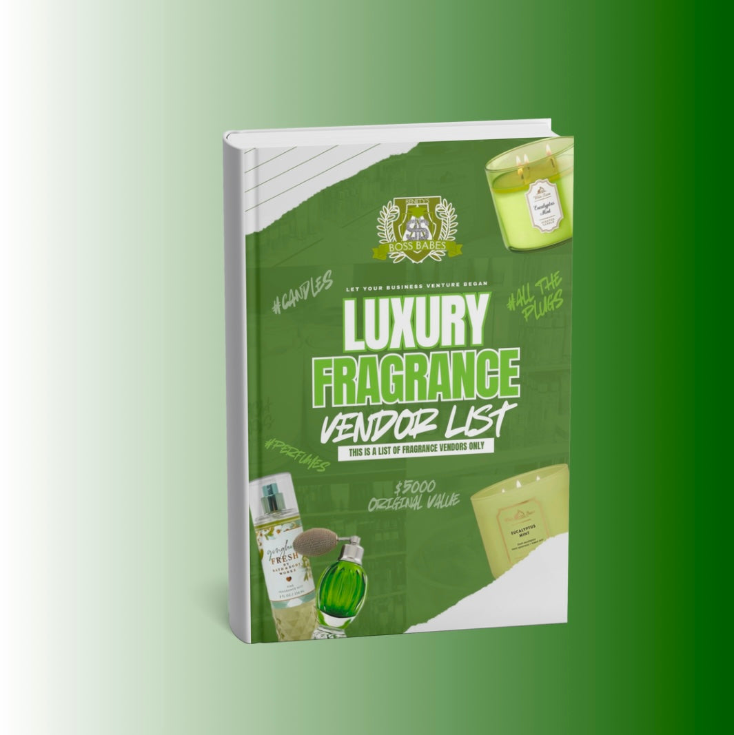 LUXURY FRAGRANCE VENDOR LIST