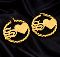Custom Initial Hoops