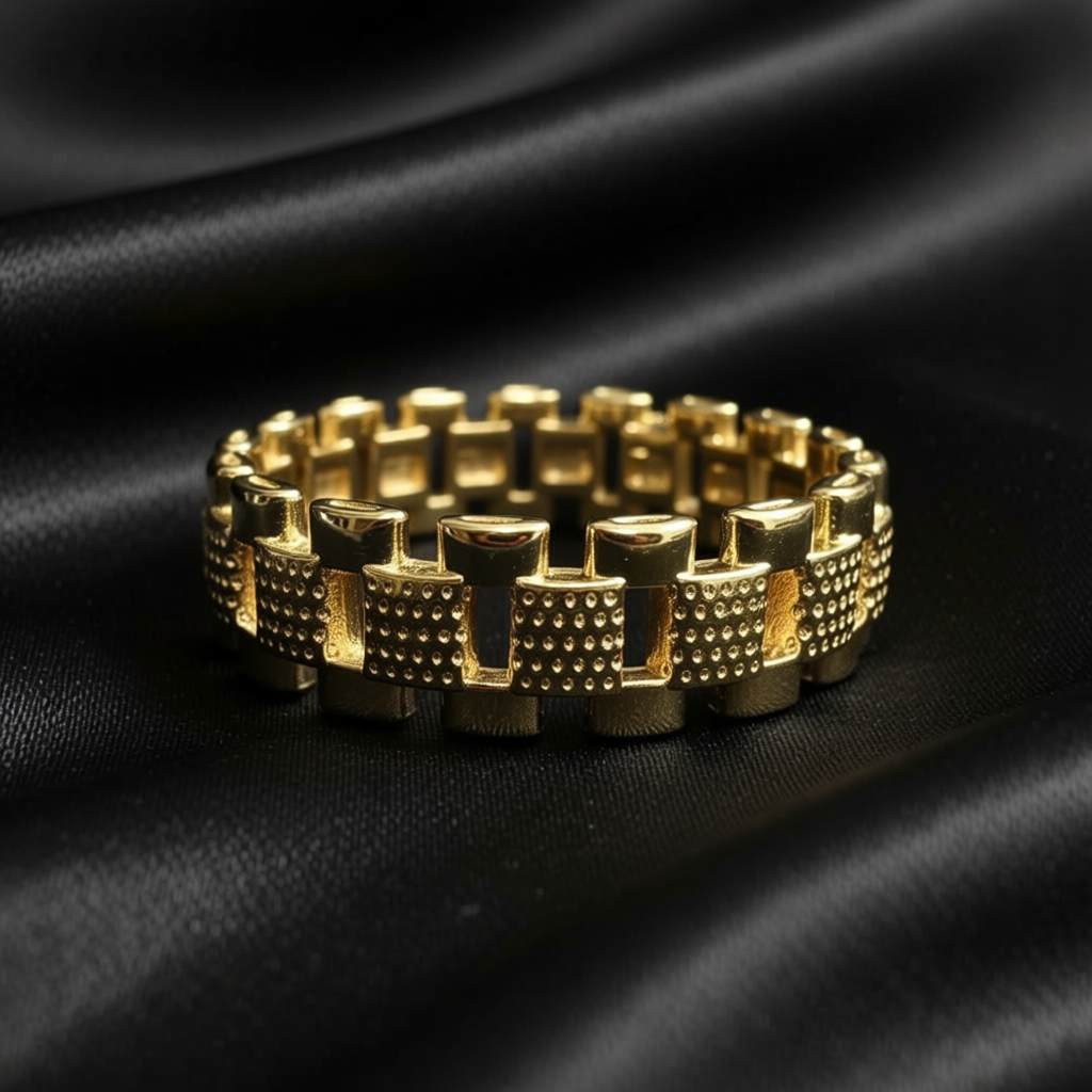 Rolex Nugget Band Ring